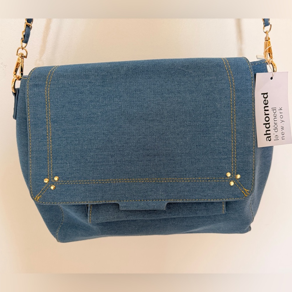 Denim Blue Crossbody Bag